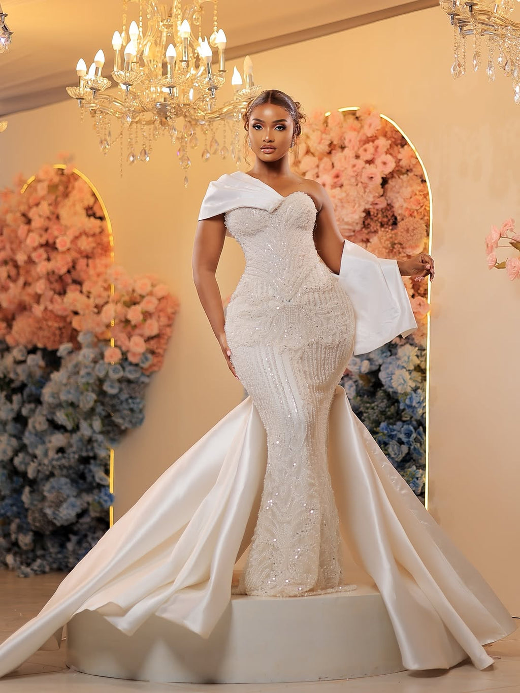 Silk Beaded Dress - Long