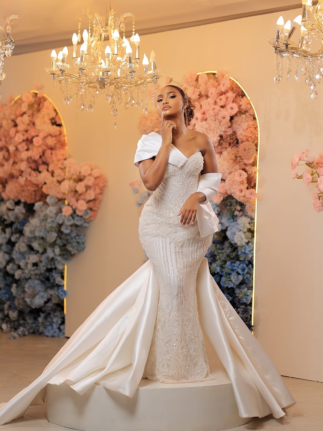 Silk Beaded Dress - Long