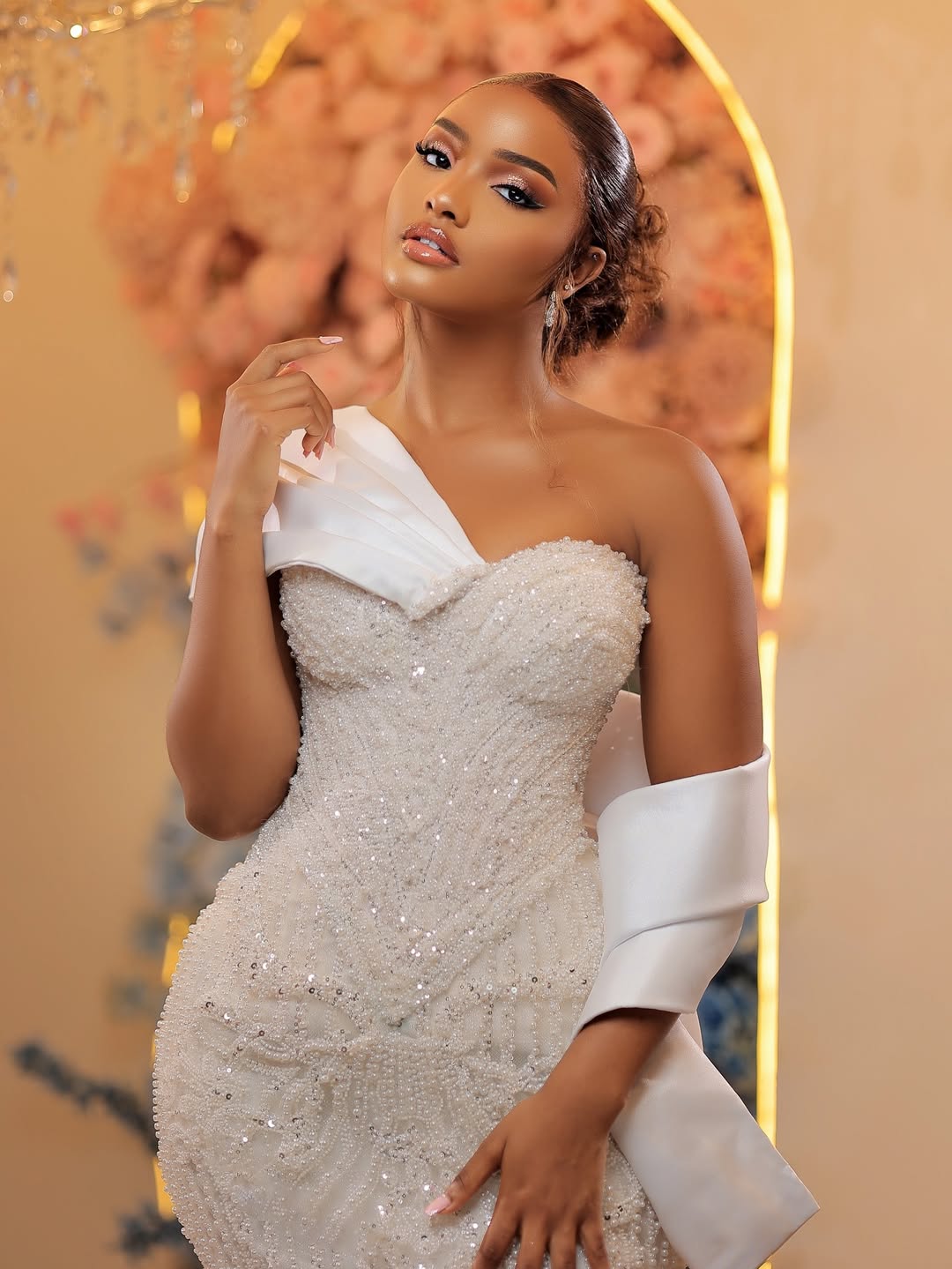 Silk Beaded Dress - Long